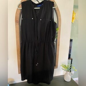 Elegant Black Sleeveless Dress
